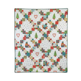 Donna Sharp Holiday Love Quilted Microfiber Throw