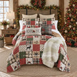 Holly Forest Cotton Pieced Quilt Set - Holiday