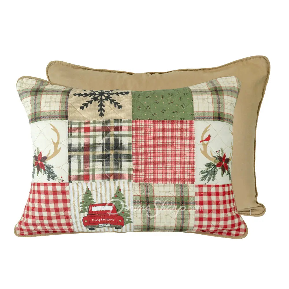 Holly Forest Cotton Quilted Pillow Shams