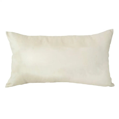 Holly Forest Cotton Ivory reverse of decorative rectangle pillow