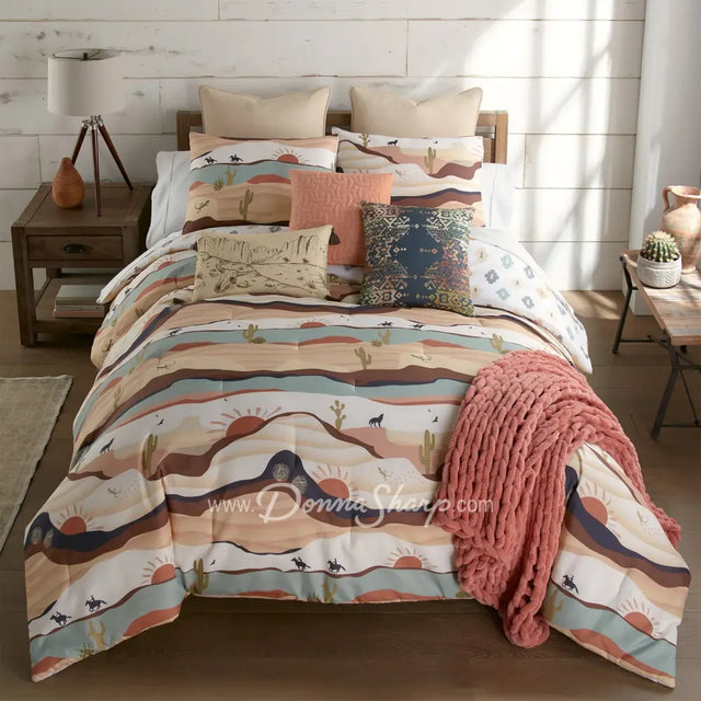 Journey 3Pc Comforter Bedding Set From Your Lifestyle By Donna Sharp Tribal Pillow