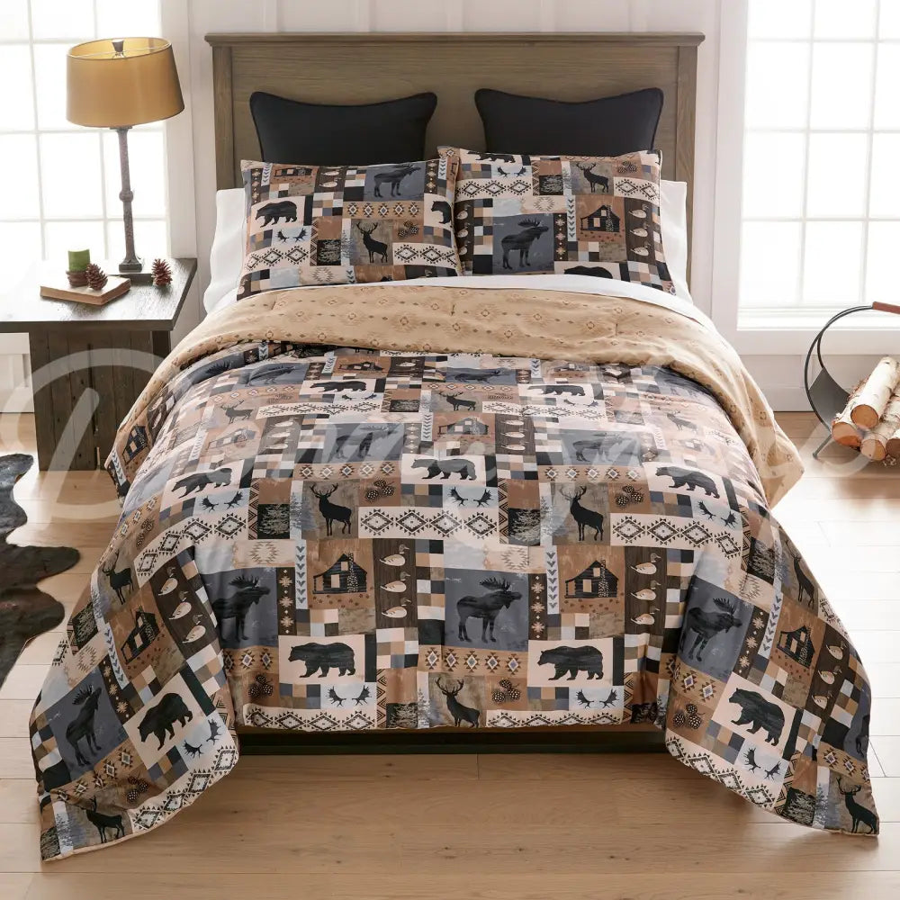 Kila 3Pc Comforter Bedding Set From Your Lifestyle By Donna Sharp Queen + 2 Pillowcases