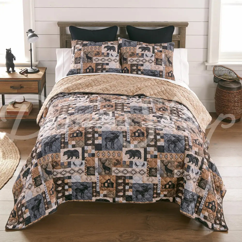 Kila Lightweight Quilted Bedding Set From Your Lifestyle By Donna Sharp Twin Quilt + 1 Sham