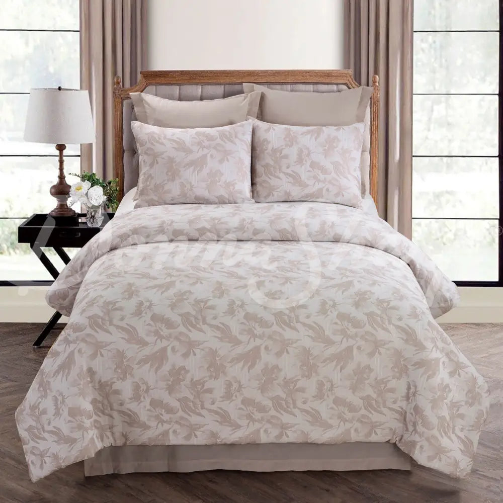 King Comforter Set Almaria (Blush) Brands