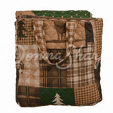 King Set Green Forest All Quilts