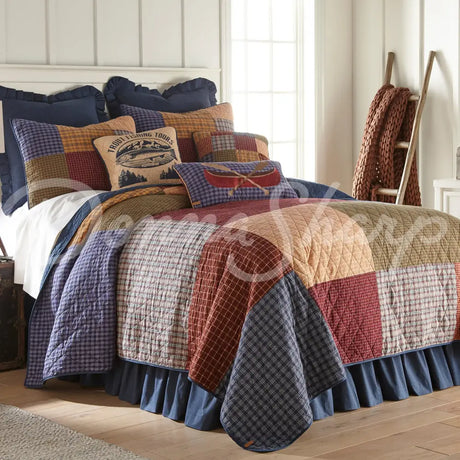 Lakehouse Cotton Quilted Bedding Collection Fish - Pillow