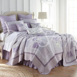 Lavender Rose Cotton Quilted Bedding