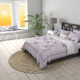 Lavender Rose Cotton Quilted Bedding