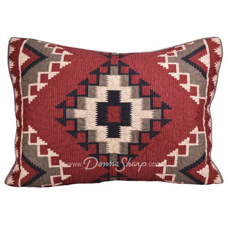 Mojave Red 3Pc Quilted Bedding Set From Donna Sharp