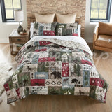 Montana Forest Quilted Bedding Set From Your Lifestyle By Donna Sharp Full/Queen New