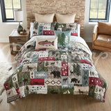 Montana Forest Quilted Bedding Set From Your Lifestyle By Donna Sharp New