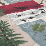 Montana Forest Quilted Bedding Set From Your Lifestyle By Donna Sharp New