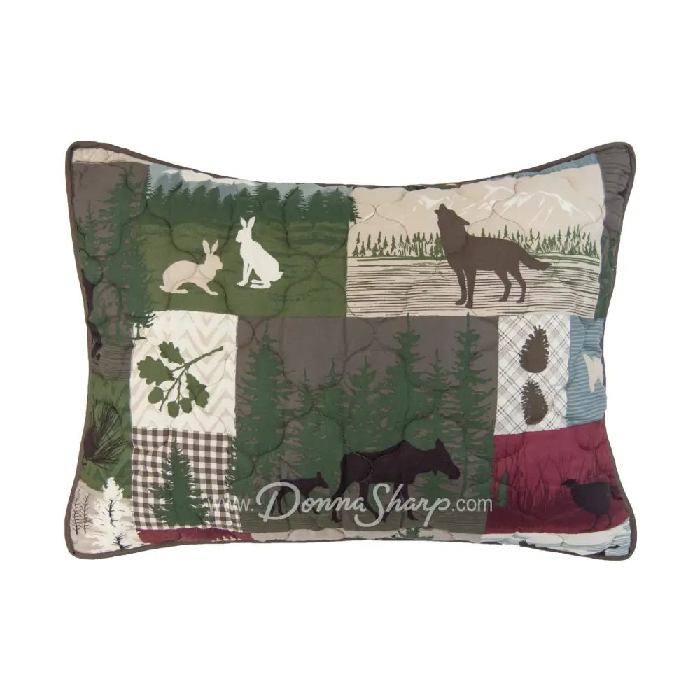 Montana Forest Quilted Bedding Set From Your Lifestyle By Donna Sharp New