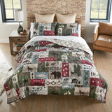 Montana Forest Quilted Bedding Set From Your Lifestyle By Donna Sharp New