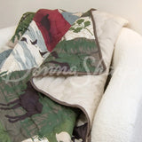 Montana Forest Quilted Bedding Set From Your Lifestyle By Donna Sharp New