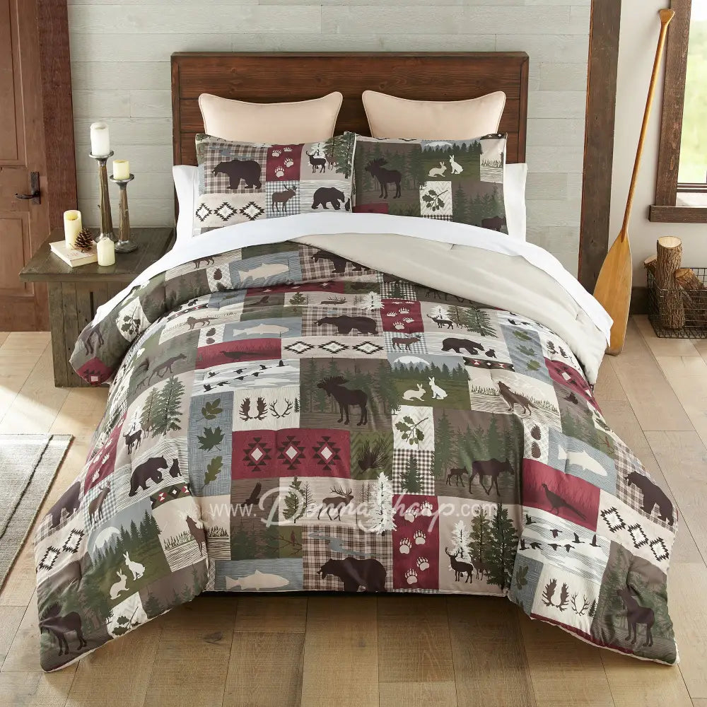 Montana Forest Quilted Bedding Set from Your Lifestyle by Donna Sharp New