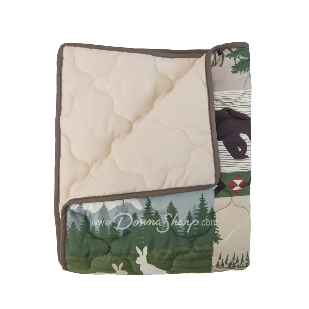 Montana Forest Quilted Throw from Your Lifestyle by Donna Sharp New