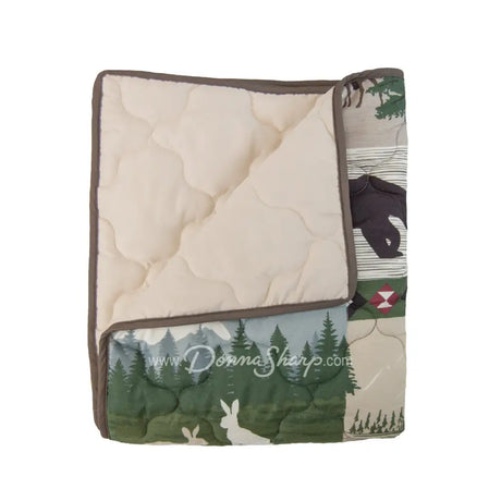 Montana Forest Quilted Throw from Your Lifestyle by Donna Sharp New