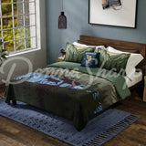 Moose Retreat 3Pc Quilted Bedding Set From Donna Sharp