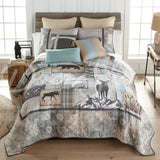 Natures Collage 3Pc Quilted Bedding Set From Your Lifestyle