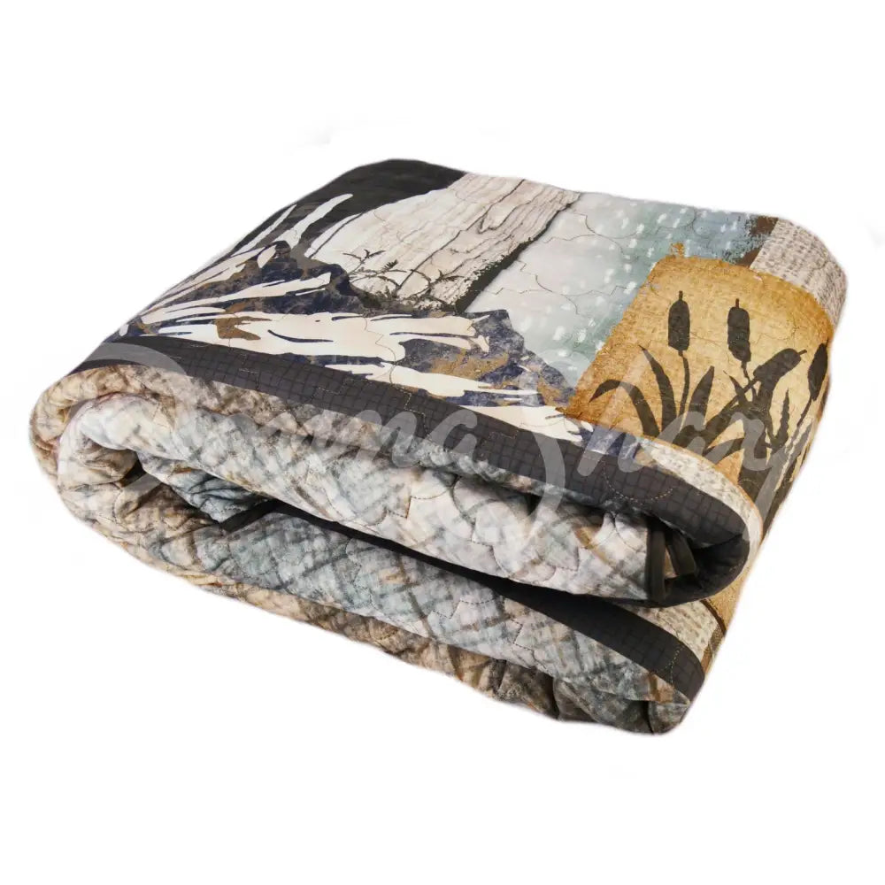 Natures Collage 3Pc Quilted Bedding Set From Your Lifestyle