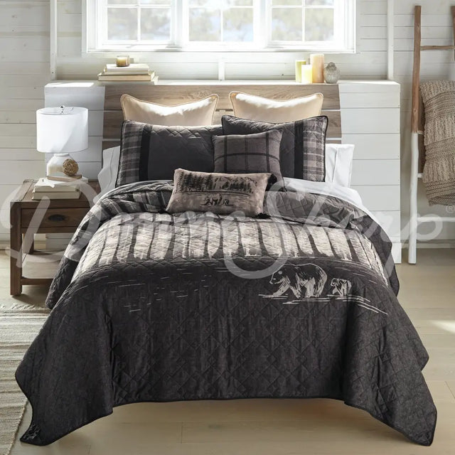 Nighttime 3Pc Quilted Bedding Set By Donna Sharp