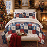Noel Patch Quilted Bedding Set from Your Lifestyle - Holiday