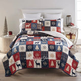 Noel Patch Quilted Bedding Set from Your Lifestyle - Holiday