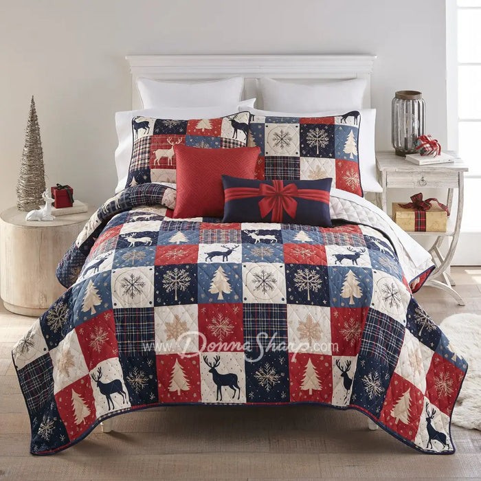 Noel Patch Quilted Bedding Set from Your Lifestyle