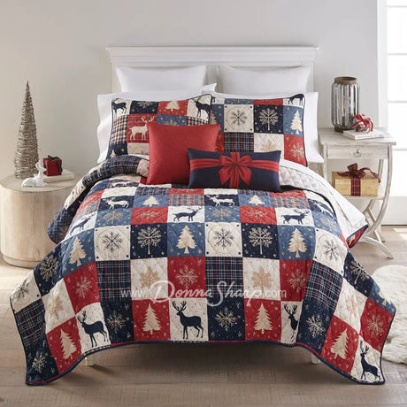 Noel Patch Throw - Holiday