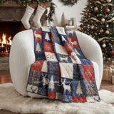 Noel Patch Throw - Holiday