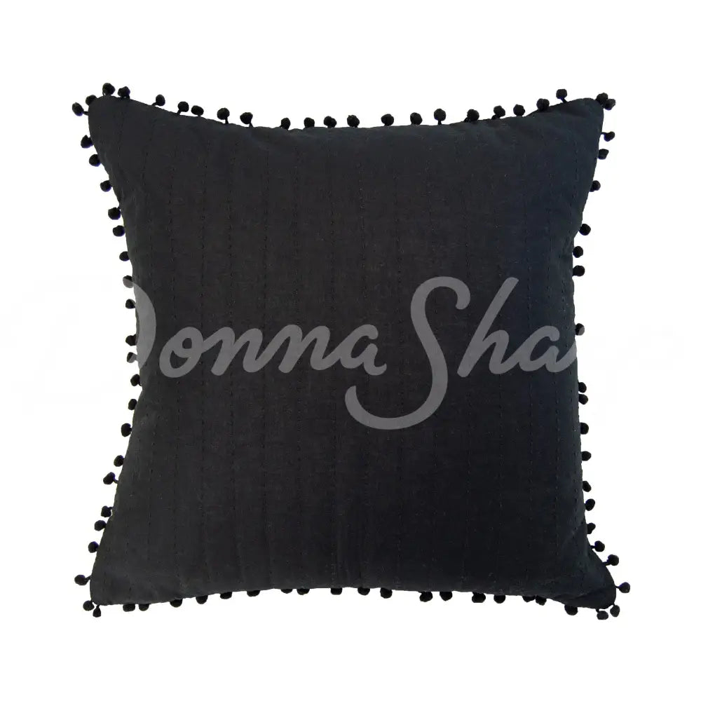 Nomad Quilted Bedding Set From Your Lifestyle By Donna Sharp Black - Pillow