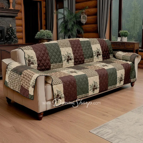 Pine Panels Furniture Covers by Donna Sharp - Oversized Sofa Cover