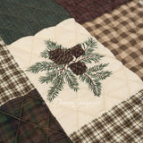 Pine Panels Microfiber Quilt Set