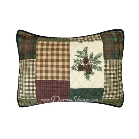 Pine Panels Microfiber Quilt Set