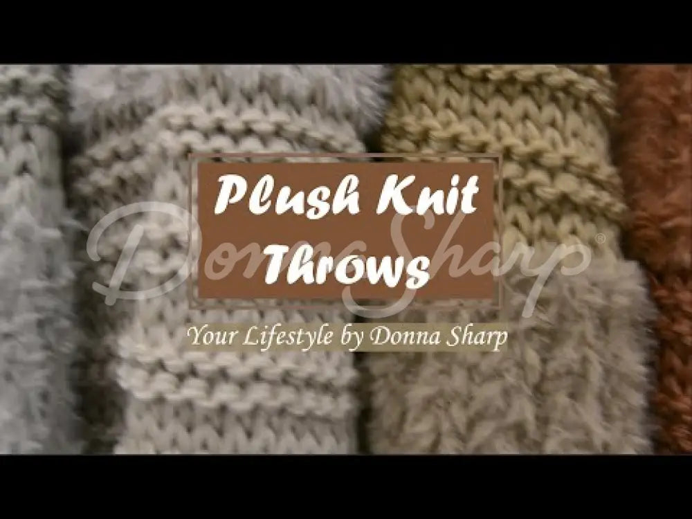 Plush Knit Throws From Your Lifestyle By Donna Sharp Bedding