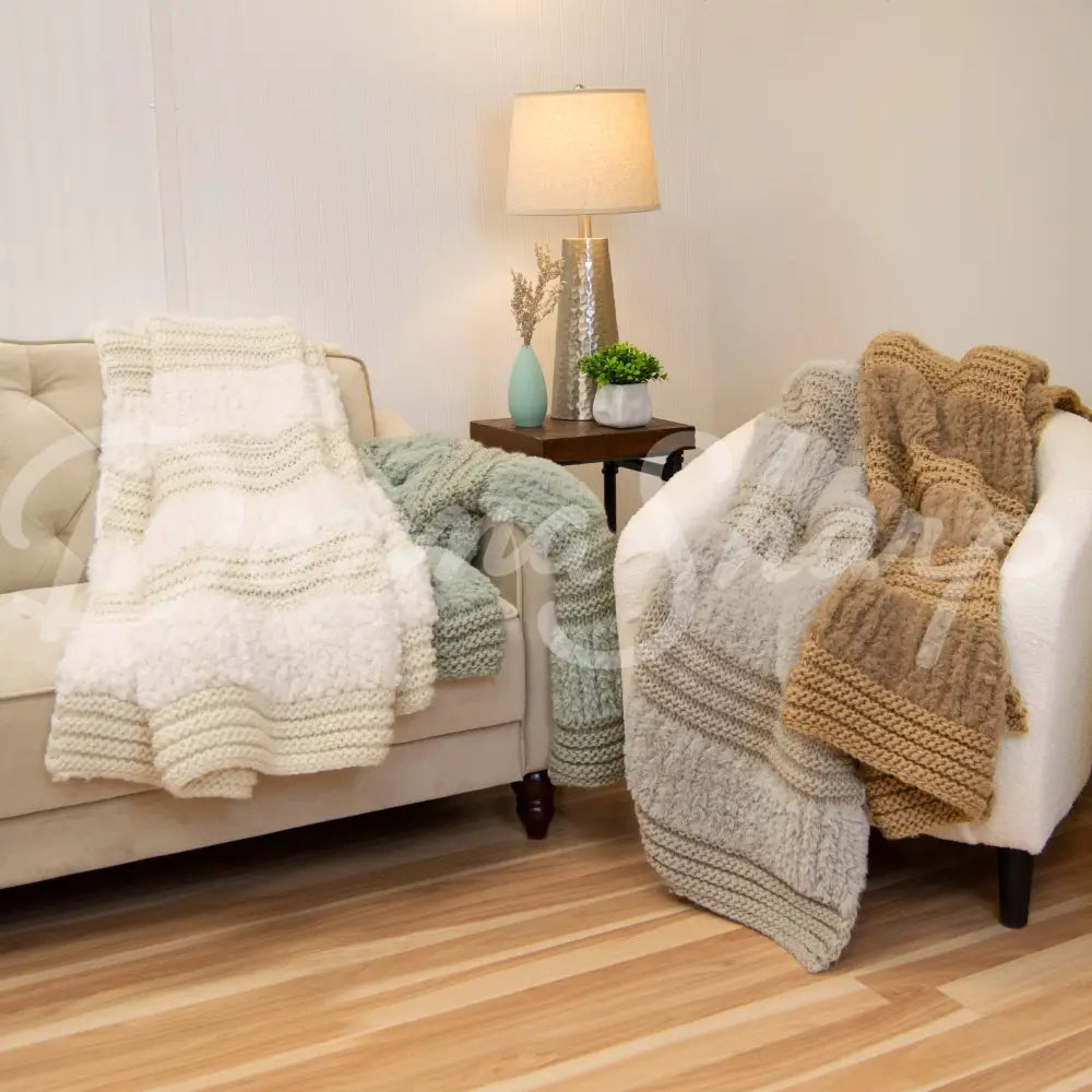 Plush Knit Throws From Your Lifestyle By Donna Sharp Bedding