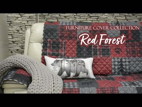 Donna Sharp Red Forest Furniture Covers