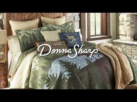 Moose Retreat 3PC Quilted Bedding Set from Donna Sharp
