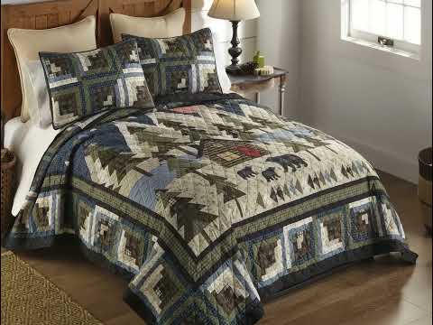 Donna Sharp Forest Hill 3PC Quilted Bedding Set