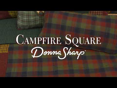 Donna Sharp Campfire Square Cotton Quilted Bedding