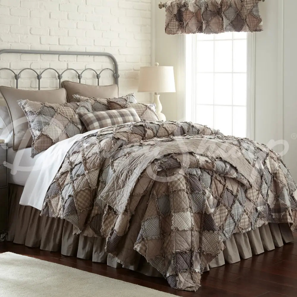 Queen Bedskirt Smoky Taupe (G) Sale