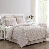 Queen Comforter Set Almaria (Blush) Brands