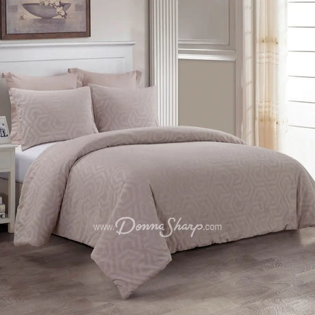 Seville Comforter Set Queen / Blush Bedding