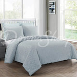 Seville Comforter Set King / Soft Blue Bedding