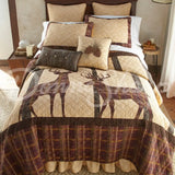 Sham Brown Antler Woods Bedding