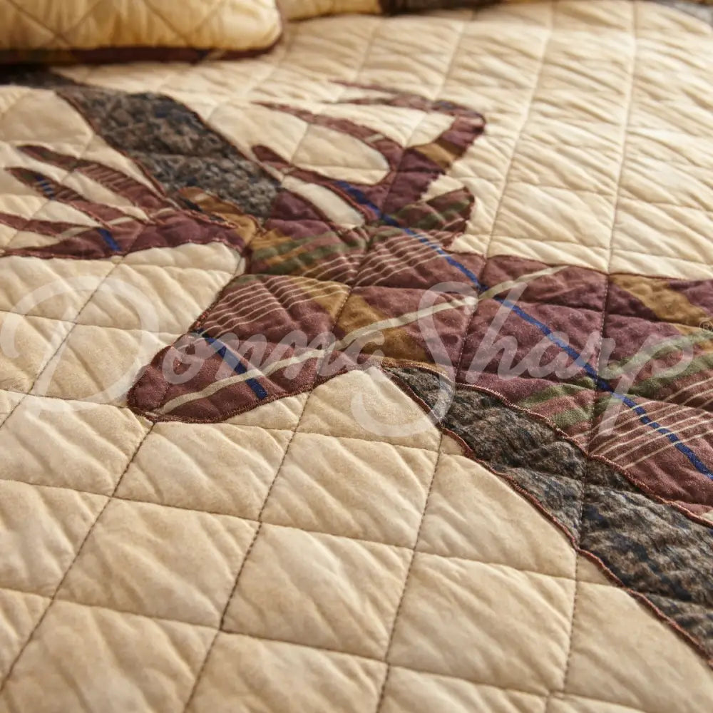 Sham Brown Antler Woods Bedding