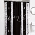 Shower Curtain Fdl Scrolls/White Sale