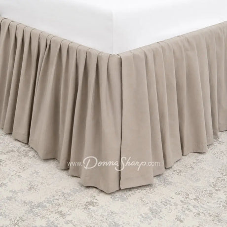 Smoky Taupe Bedskirts (Gathered) - Bedding