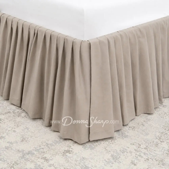 Smoky Taupe Bedskirts (Gathered) - Bedding
